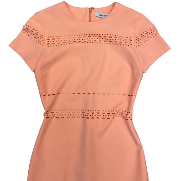 NWT Elizabeth and James Ari Dress in Peach Size 2 - Picture 5 of 10